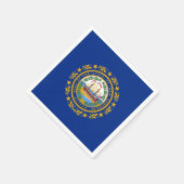 Granite Stater Flag, Flag of New Hampshire スタンダードカクテルナプキン (角)