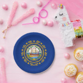 Granite Stater Flag, Flag of New Hampshire ペーパープレート (パーティー)