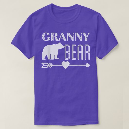 Granny Bear Christmas Mother's Day Birthday  Tシャツ (デザイン正面)