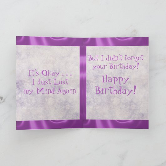 Granny Birthday Card 2 カード (内部)