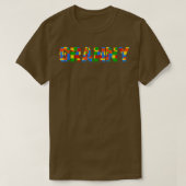 Granny Brick Builder Funny Blocks Master Builder  Tシャツ (デザイン正面)