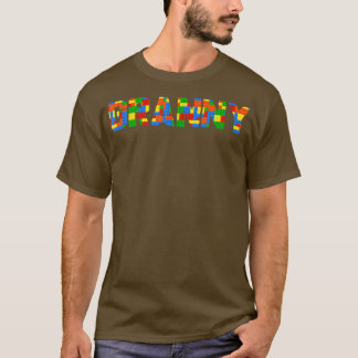 Granny Brick Builder Funny Blocks Master Builder  Tシャツ