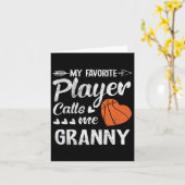 Granny Bysketbyll My Favorite Player Calls Me Gran カード (黄色い花)