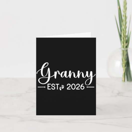 Granny Est 2026 New Matching Mother To Be 2026 カード (正面)