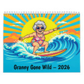 Granny Gone Wild – 2026 Retirement Adventure Calen カレンダー (カバー)