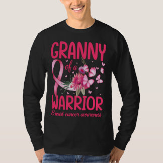 GRANNY of a Warrior Breast Cancer Awareness Tシャツ