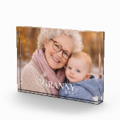Granny Photo Established Year Modern Heart フォトブロック (右)