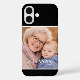 Granny Photo Established Year Modern Heart iPhone 16ケース
