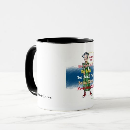 Granny Says "Be Kind" マグカップ (正面左)