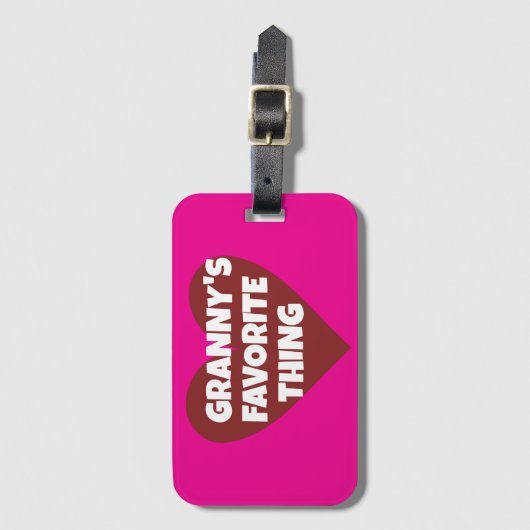 GRANNY'S FAVORITE THING  ラゲッジタグ (正面縦)