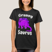 Grannysaurus Granny Dinosaur  Dino Mother's Day Tシャツ (正面)