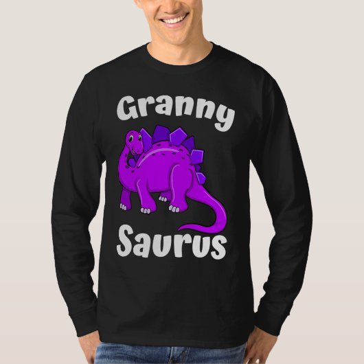 Grannysaurus Granny Dinosaur  Dino Mother's Day Tシャツ (正面)