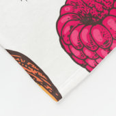 Granola, muesli seamless pattern. Oat flakes hand フリースブランケット (角)