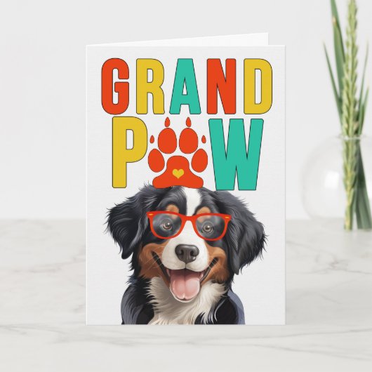 GranPAW Entlebucher Mountain DOG祖父母の日 シーズンカード (正面)