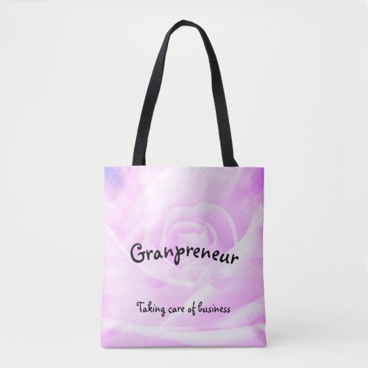 Granpreneurの花柄 トートバッグ (正面)