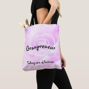 Granpreneurの花柄 トートバッグ