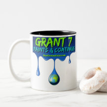 Grant 7ロゴコ独身のーヒーマグ