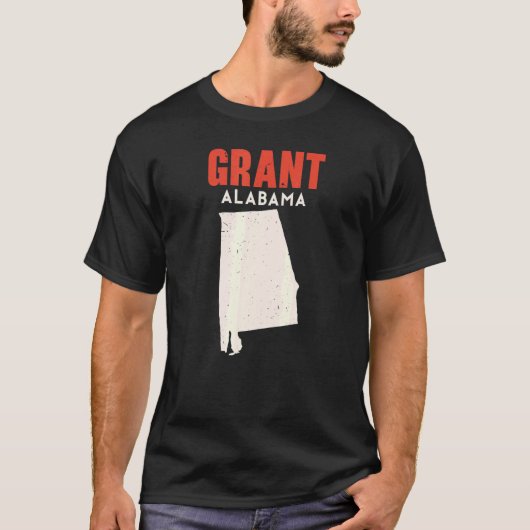 Grant Alabama USA State America Travel Tシャツ (正面)