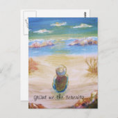 "Grant me serenity..." – アートプリントはがき。 ポストカード (正面/裏面)