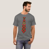 Grant Scottish Badge & Tartan Necktie Tシャツ (正面フル)