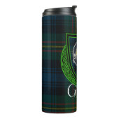 Grant Scottish Clan Tartan & Crest タンブラー (回転左)