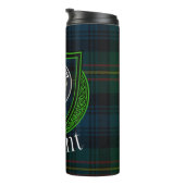 Grant Scottish Clan Tartan & Crest タンブラー (回転右)