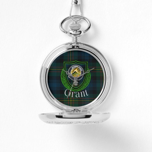 Grant Scottish Clan Tartan & Crest 腕時計 (正面)