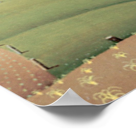 Grant Wood - Stone City, Iowa ポスター (角)