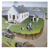 Grant Wood's Arbor Day artwork タイル (正面)
