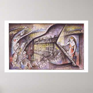 Grantham Flat Minorのピアノ協奏曲 – ポスター