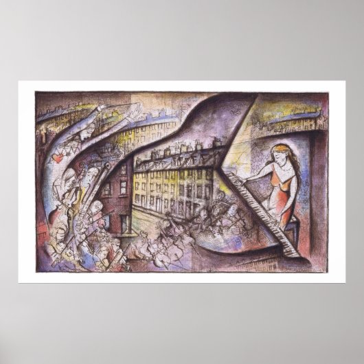 Grantham Flat Minorのピアノ協奏曲 – ポスター (正面)