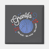 Grantifa We Knit We Vote We Resist マグネット (正面)