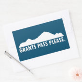 Grants Pass Oregonお願い 長方形シール (封筒)
