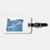 Grants Pass Oregon Wood Grain ラゲッジタグ (正面横)