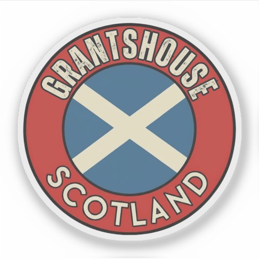 Grantshouse, Scotland シール (正面)