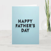 Granular Fathers Day Message Card カード (正面)