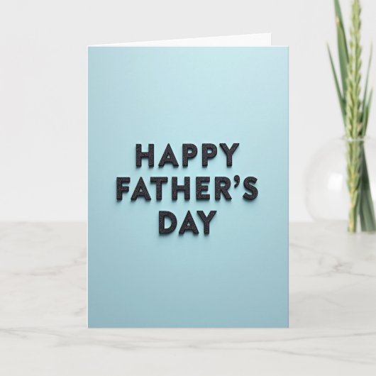 Granular Fathers Day Message Card カード (正面)