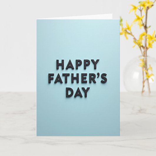 Granular Fathers Day Message Card カード (黄色い花)
