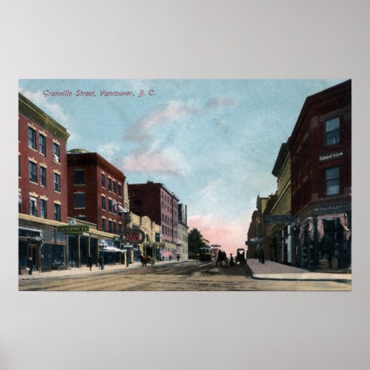 Granville Street View ポスター (正面)