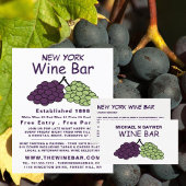 Grape Bunch, Wine Bar/Winery チラシ