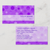 Grape Fizzビジネスカードテンプレート 名刺 (正面/裏面)