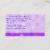 Grape Fizzビジネスカードテンプレート 名刺 (裏面)