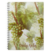 Grape Fruit Pattern  Notebook ノートブック (正面)
