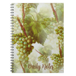 Grape Fruit Pattern  Notebook ノートブック