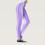 Grape Purple Stripe Leggings レギンス (右)