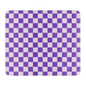 Grape soda checkerboard pattern カッティングボード (正面)