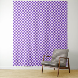 Grape soda checkerboard pattern タペストリー