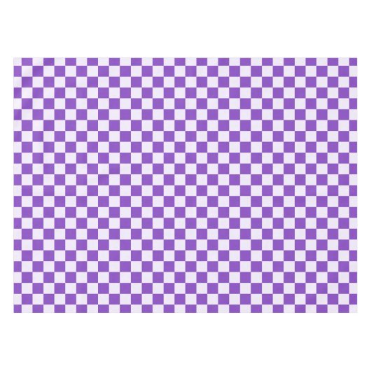 Grape soda checkerboard pattern テーブルクロス (正面(横))
