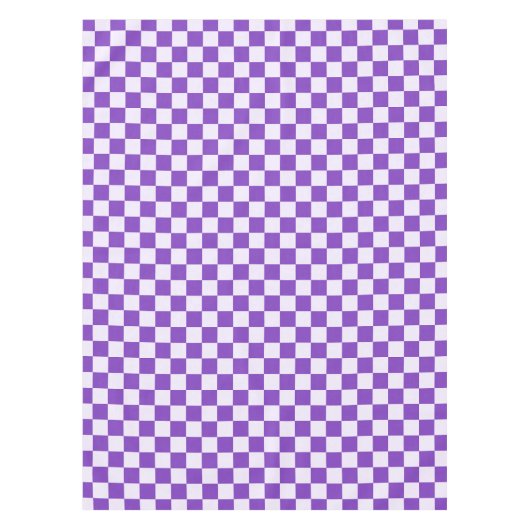 Grape soda checkerboard pattern テーブルクロス (正面)