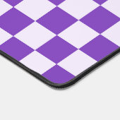 Grape soda checkerboard pattern デスクマット (コーナー)
